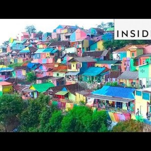 Das Regenbogen-Dorf - ein indonesisches Dorf verwandelt sich in ein Farbenmeer