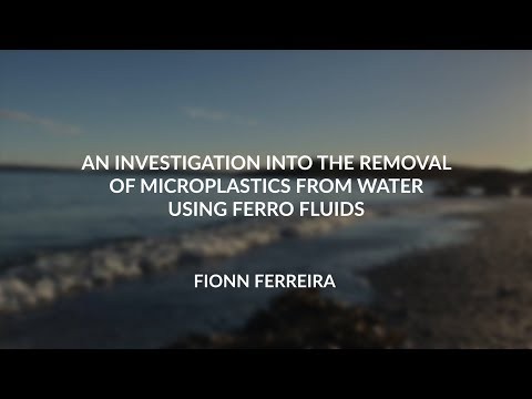 An investigation into the removal of microplastics from water using ferro fluids (V2)